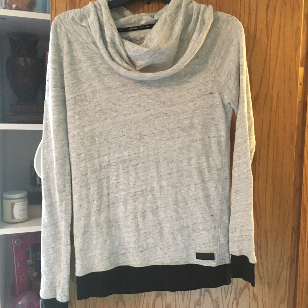 Calvin Klein gray active sweater